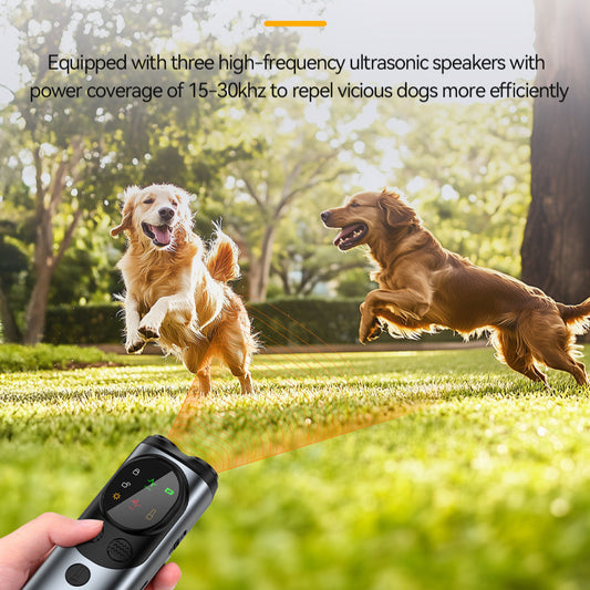 ROJECO 3 Headed Ultrasonic Dog Repeller & Training Device