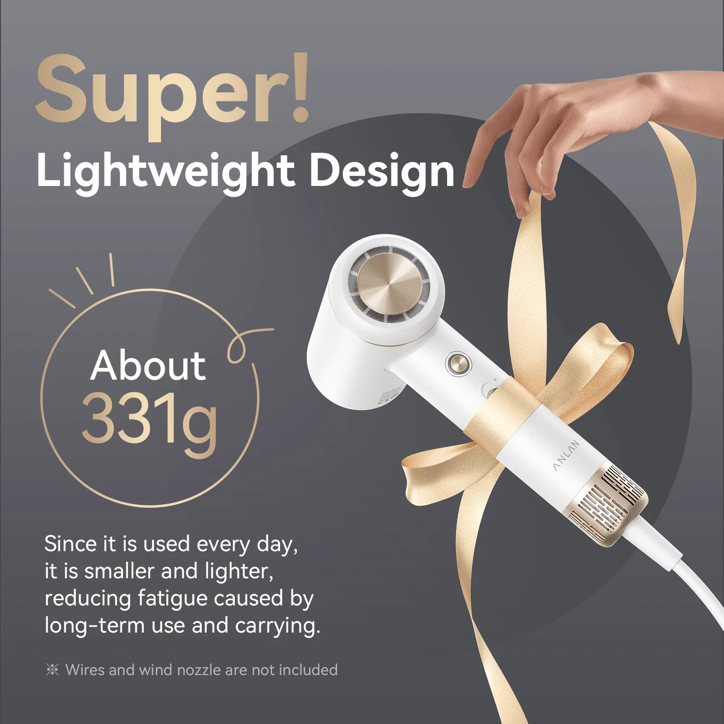 ANLAN Anion High-Speed Hair Dryer SE