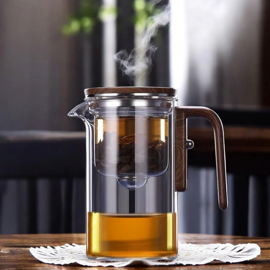 Magnetic Filtration Glass Teapot