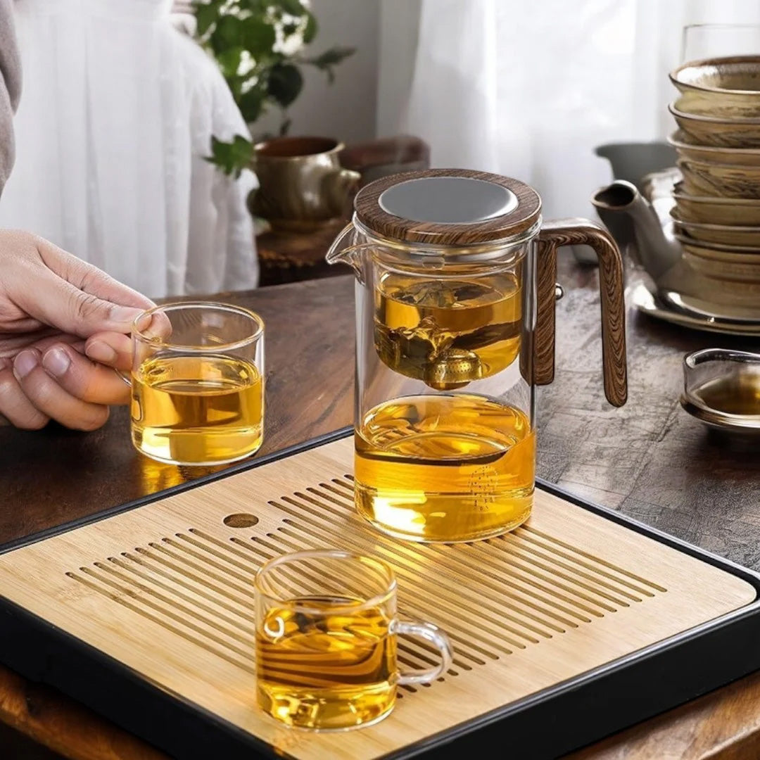 Magnetic Filtration Glass Teapot