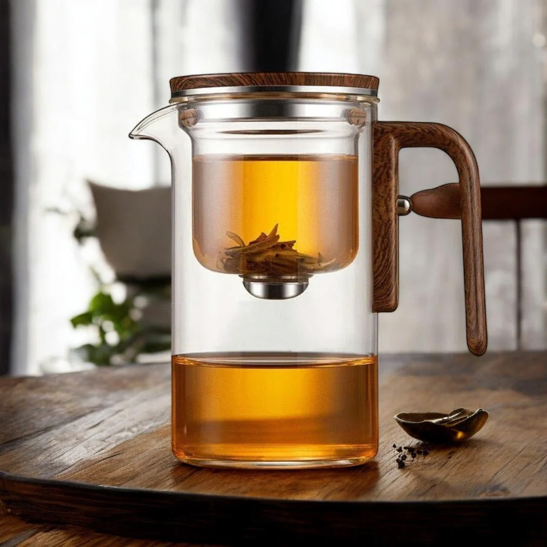 Magnetic Filtration Glass Teapot
