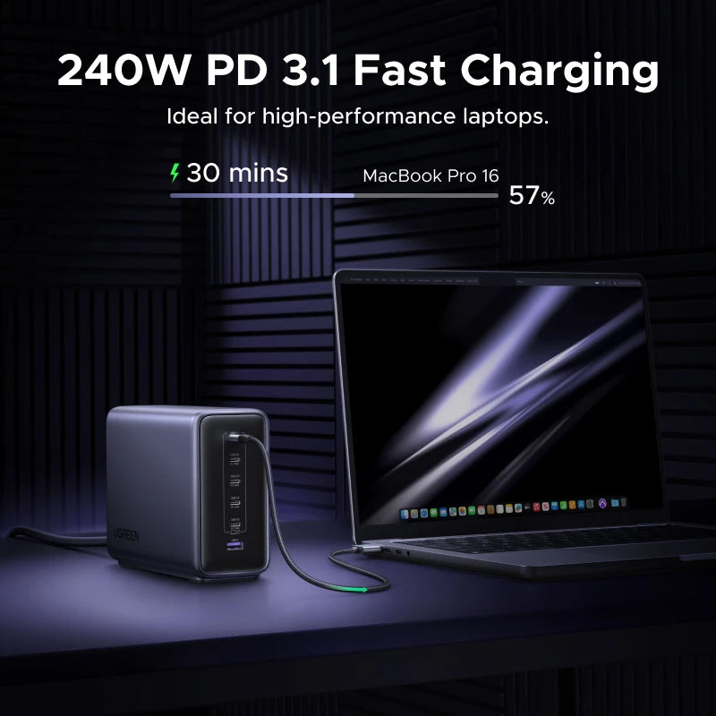 UGREEN Nexode 500W GaN Charger Desktop Charging Station