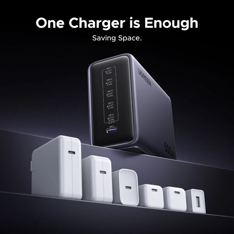 UGREEN Nexode 500W GaN Charger Desktop Charging Station