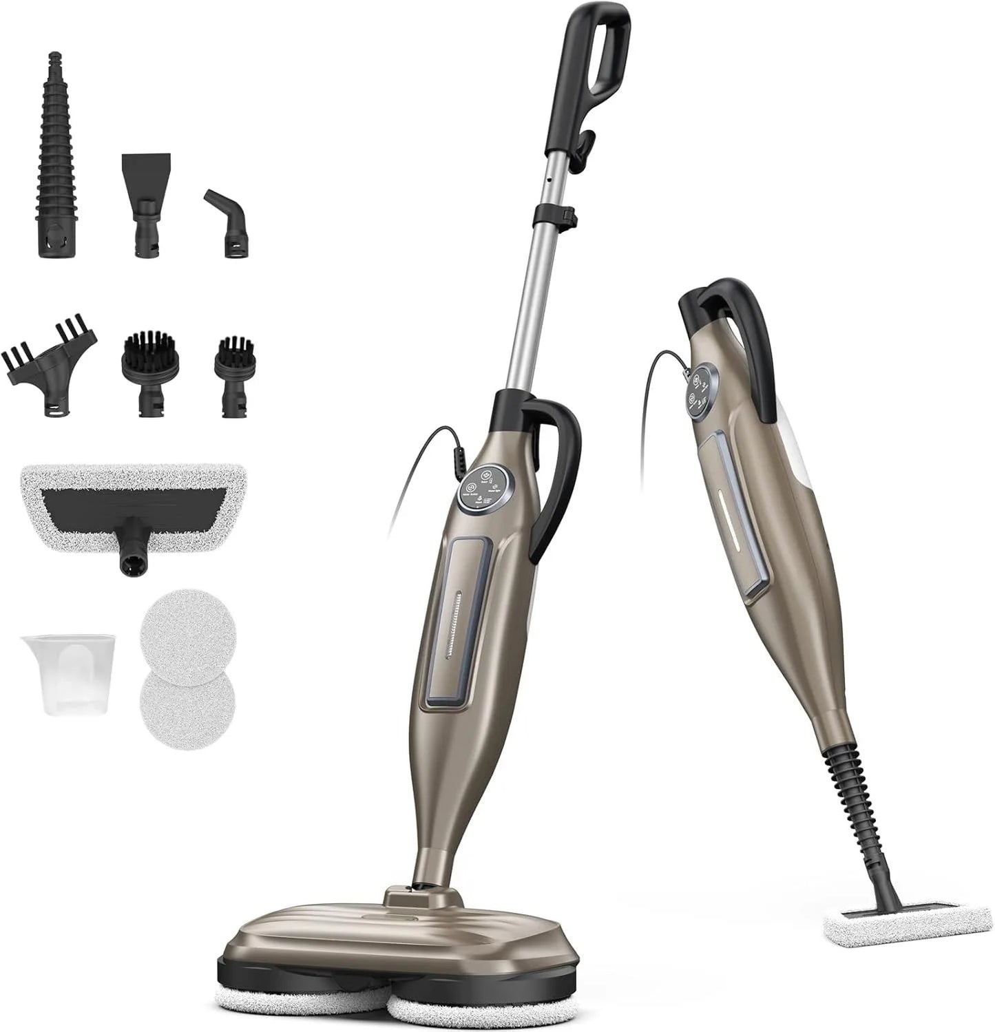 DEVOAC VM6 10-in-1 Scrubbing Steam Mop with Rotating Pads