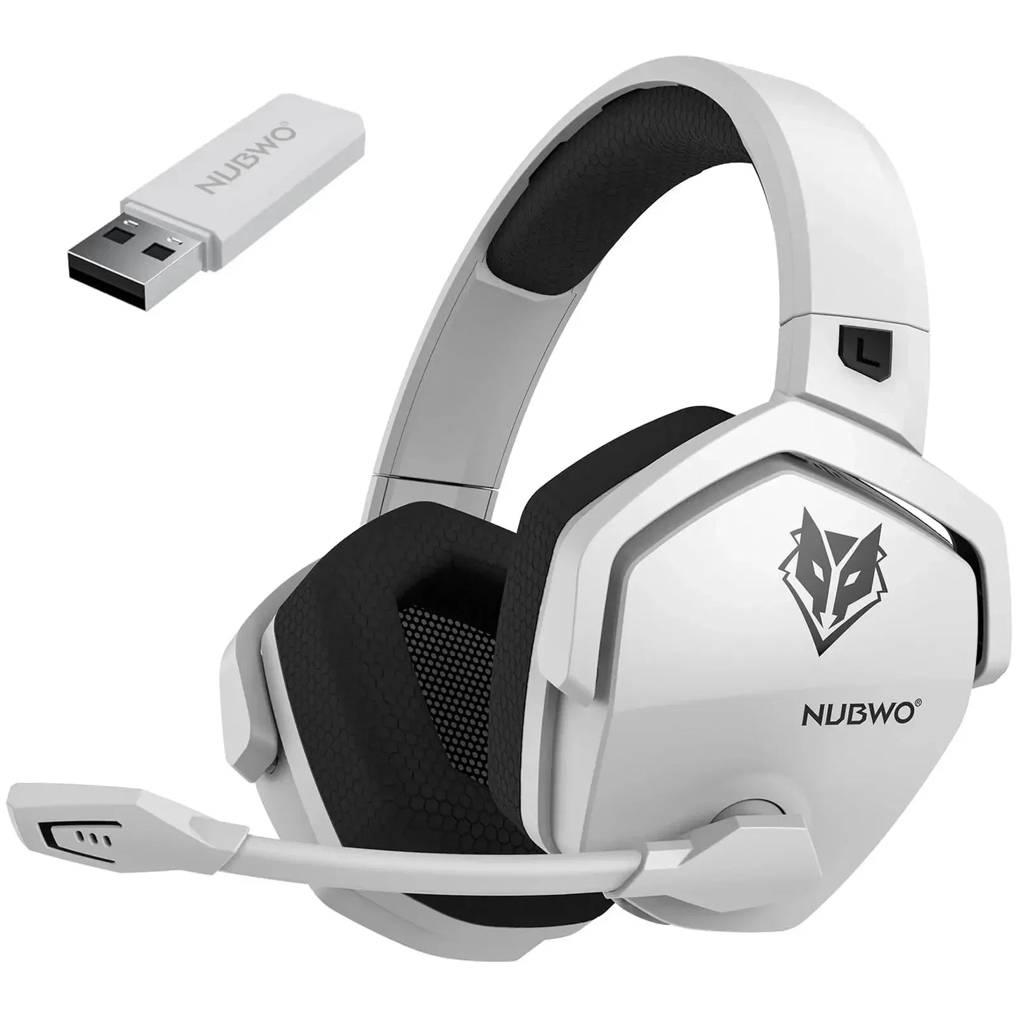 NUBWO G06 Wireless Gaming Headset with Dual Charging Station
