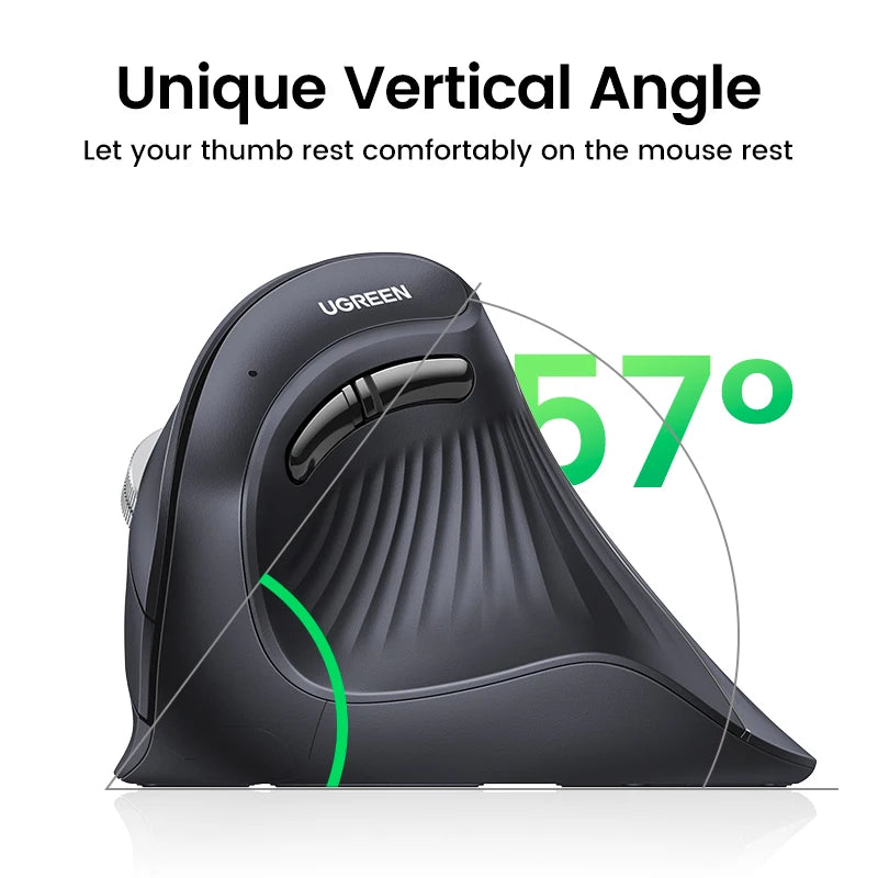 UGREEN Vertical Mouse (Ergonomic Wireless)