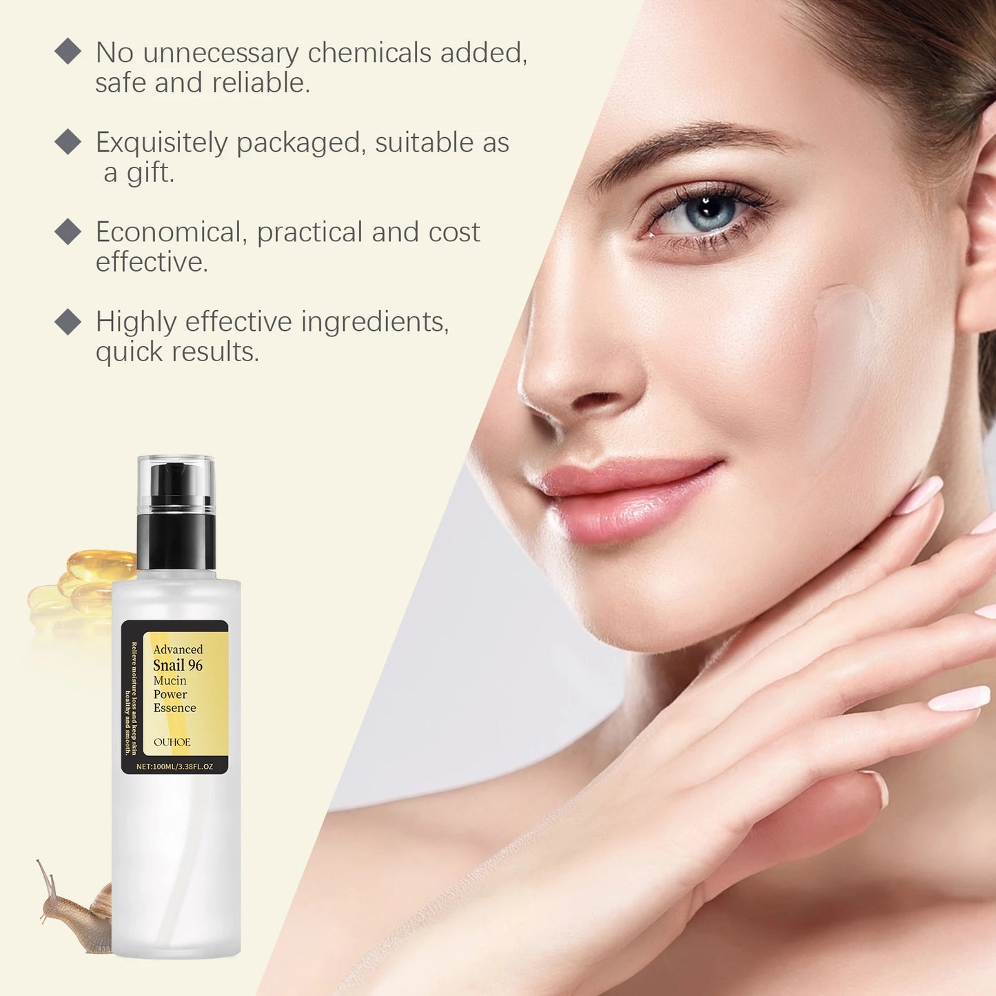 Advanced Snail 96 Mucin Power Essence - 100ml