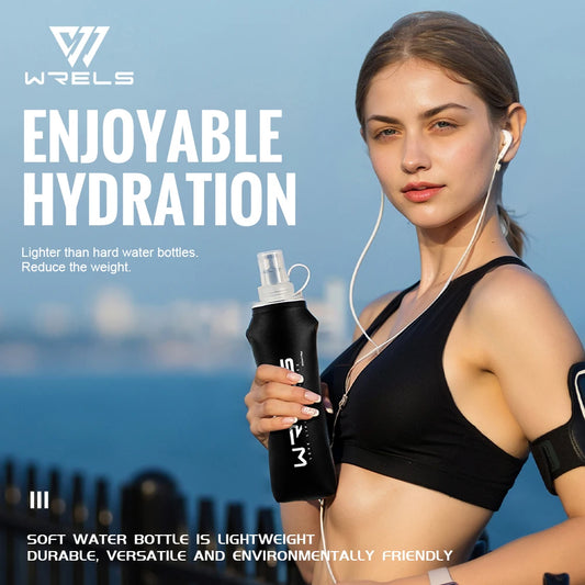 WRELS Portable TPU Soft Water Bottle