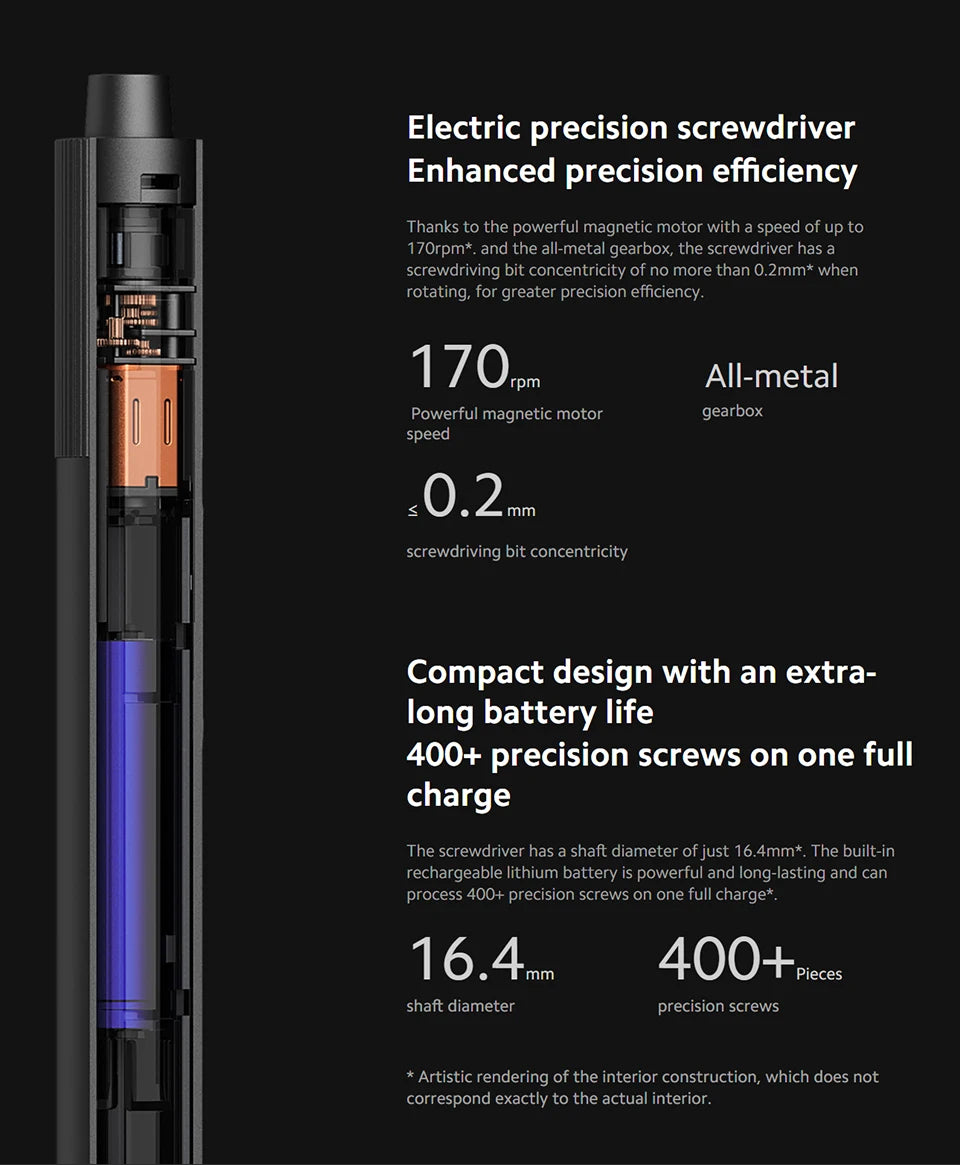 Xiaomi Mijia Electric Precision Screwdriver Set