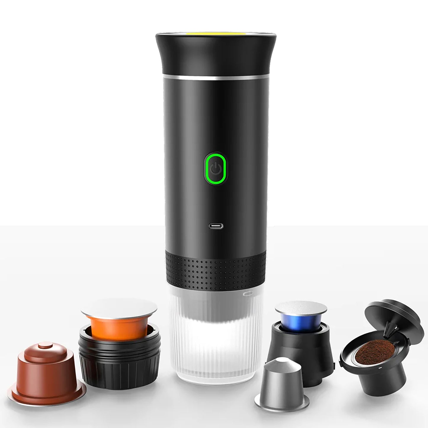 TriBrewGo: 3-in-1 Portable Electric Espresso Machine