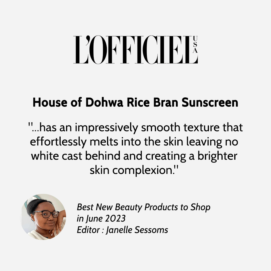 House of Dohwa Rice Bran Sunscreen SPF50+ PA++++ (50ml)