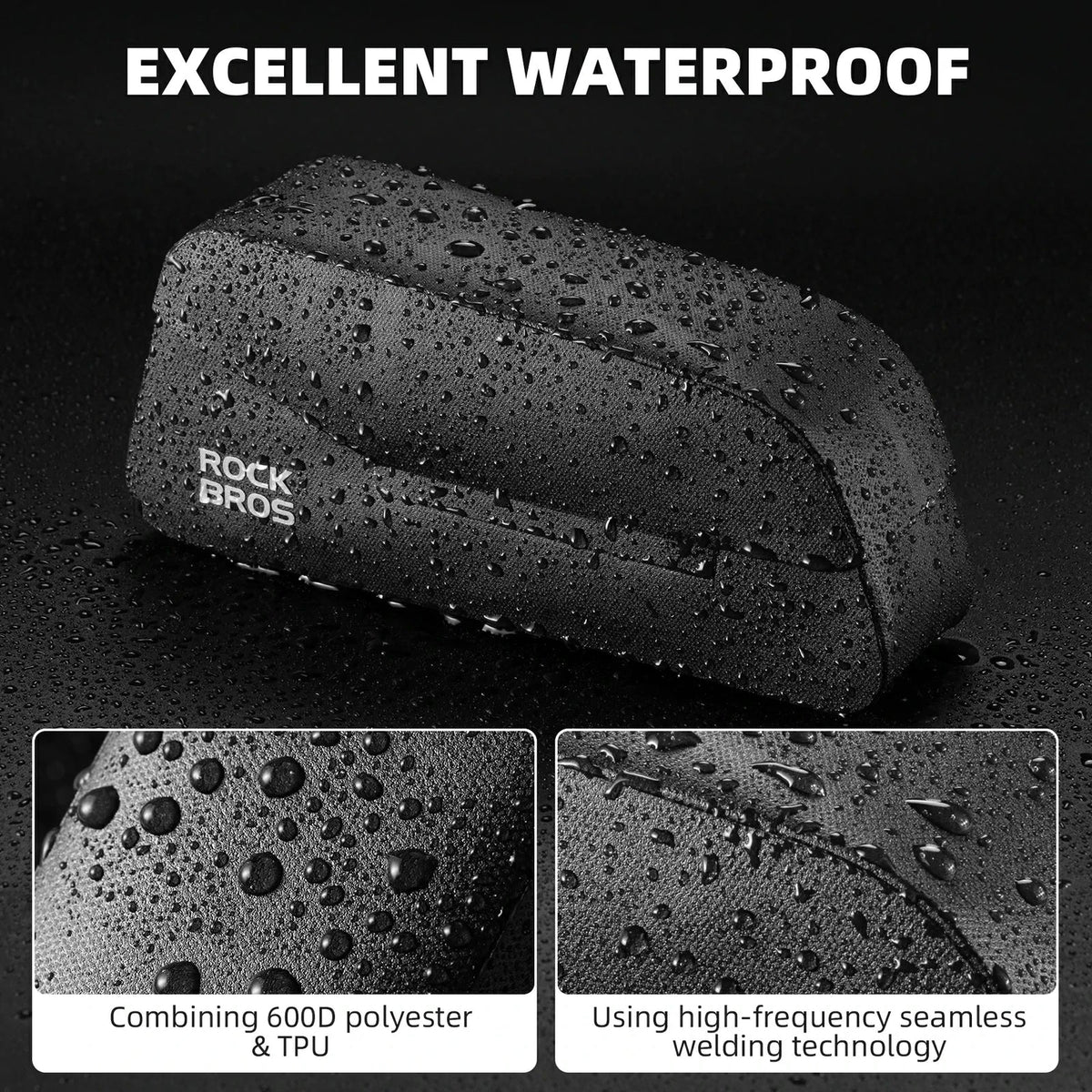 ROCKBROS Magnetic Top Tube Bike Bag
