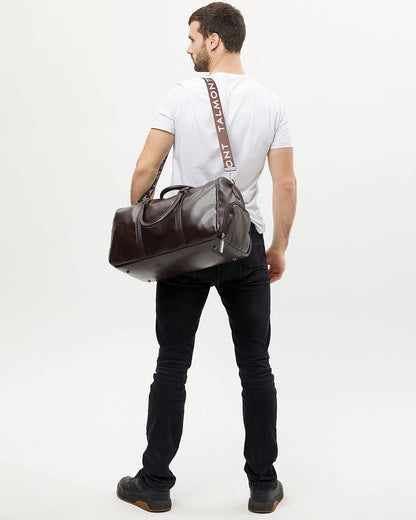 The Premium Eco-Leather Duffle: Style Meets Strength