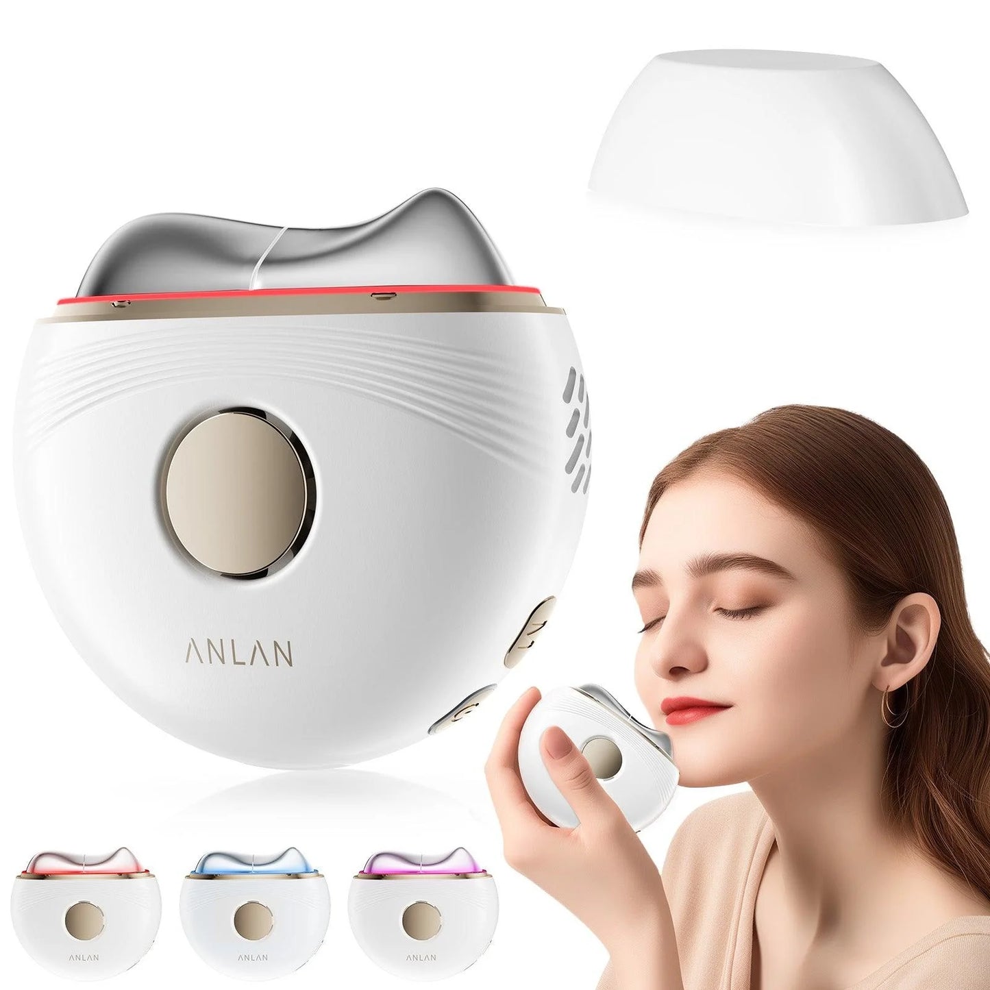 ANLAN EMS Microcurrent Gua Sha Facial Massager