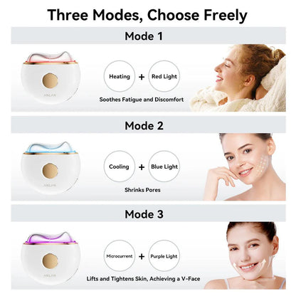 ANLAN EMS Microcurrent Gua Sha Facial Massager