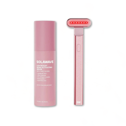4-in-1 Red Light Therapy Wand & Activating Serum Kit