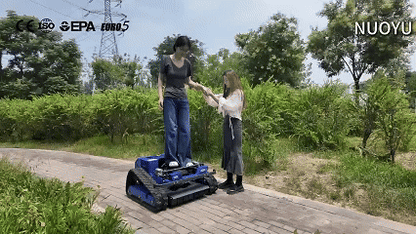 4WD Hybrid Crawler Remote Control Mower