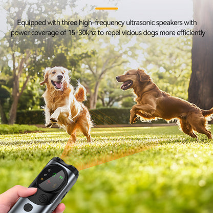 ROJECO 3 Headed Ultrasonic Dog Repeller & Training Device