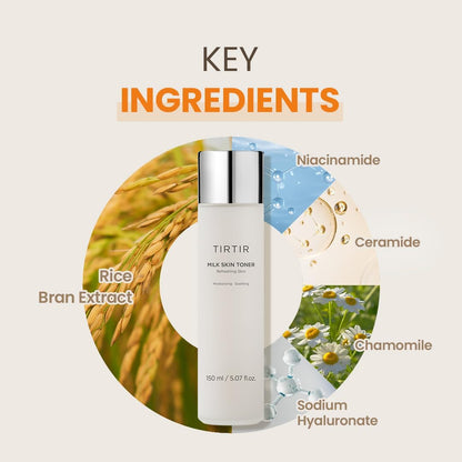 TIRTIR Milk Skin Rice Toner - 150ml
