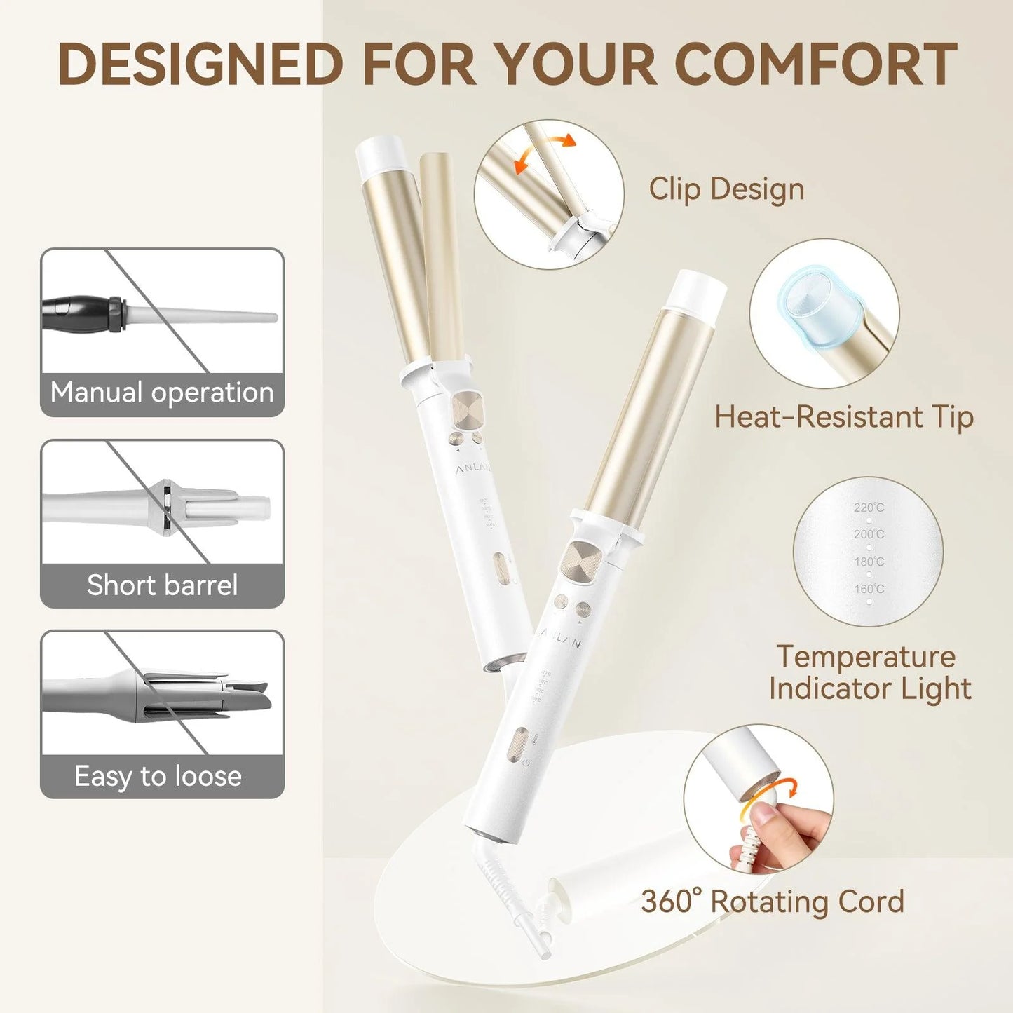 ANLAN Automatic Hair Curler