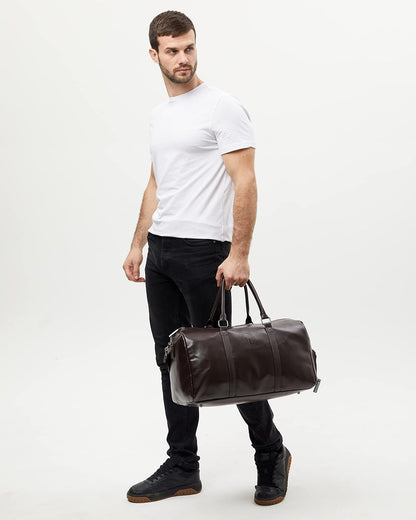 The Premium Eco-Leather Duffle: Style Meets Strength
