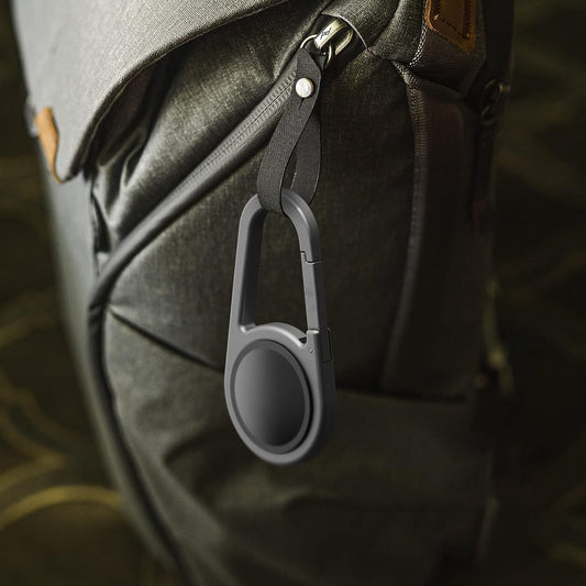 Ultra-Durable Carabiner AirTag Holder: Seamless Protection