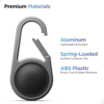 Ultra-Durable Carabiner AirTag Holder: Seamless Protection