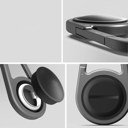 Ultra-Durable Carabiner AirTag Holder: Seamless Protection