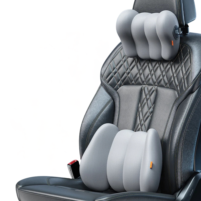 BASEUS ComfortRide Ergonomic Car Pillow Set (Neck & Waist)