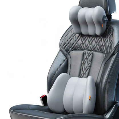 BASEUS ComfortRide Ergonomic Car Pillow Set (Neck & Waist)