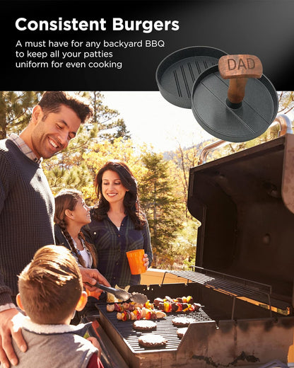 The Secret Weapon for Smash Burgers: "Dad The Grill Boss" Edition