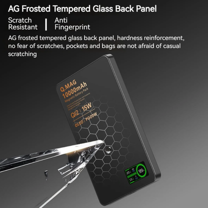 CrownQu E16 Qi 2.1 Magnetic Power Bank: 3-in-1 Wireless Fast Charging