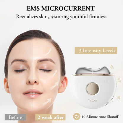 ANLAN EMS Microcurrent Gua Sha Facial Massager