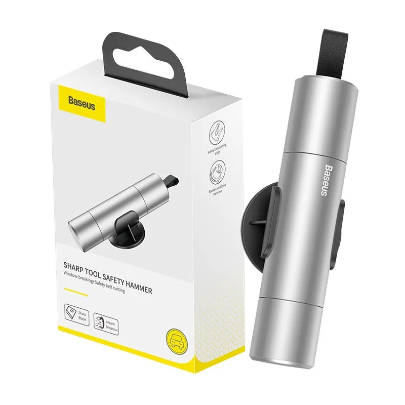 BASEUS Car Window Glass Breaker Safety Hammer
