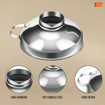 Premium Food-Grade Stainless Steel Funnel