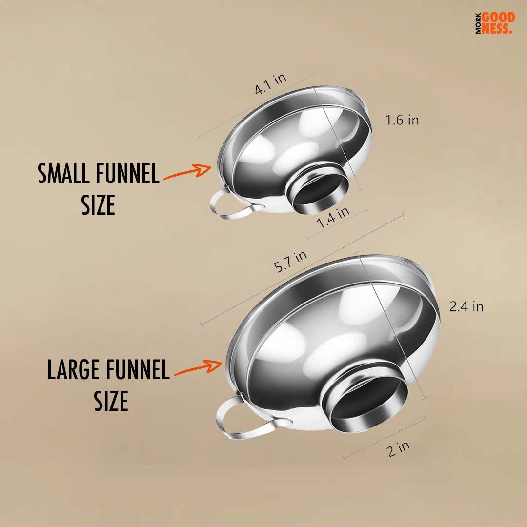 Premium Food-Grade Stainless Steel Funnel