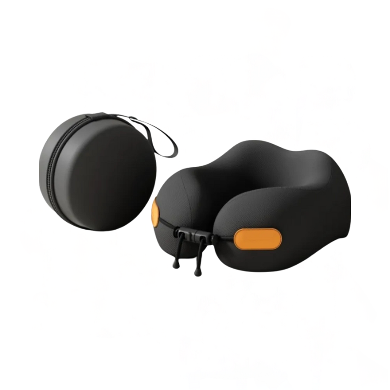 Memory Foam Travel Neck Pillow & Portable U-Shaped Support