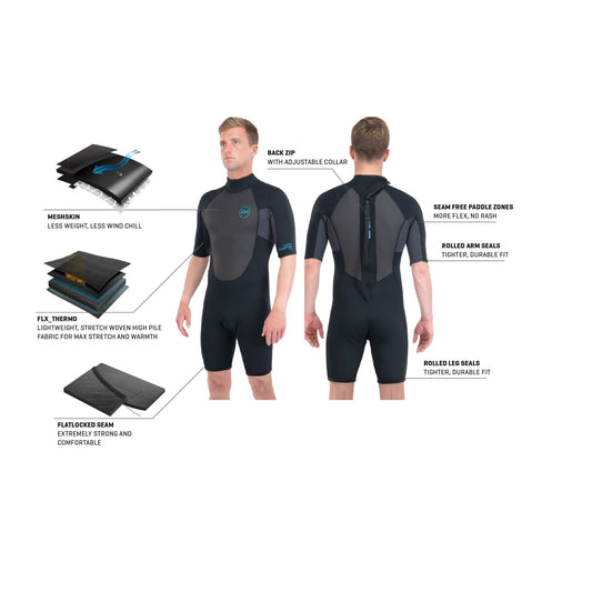 DAKINE Quantum Back Zip Shorty 2/2 Wetsuit: Performance Without Compromise