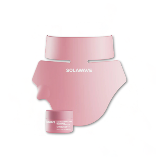 Neck & Chest LED Mask w/ LightBoost Cream Kit