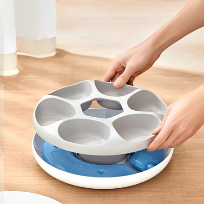 ROJECO 6 Meals Automatic Pet Feeder (with 2 Pcs Ice Pack)