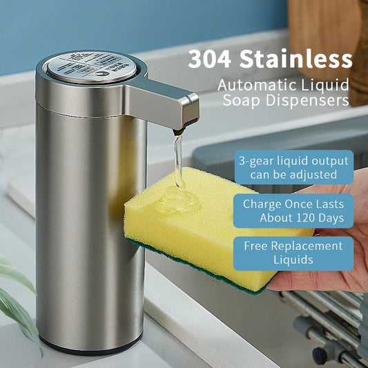 304 Stainless Steel Automatic Sensor Soap Dispenser (270ml)