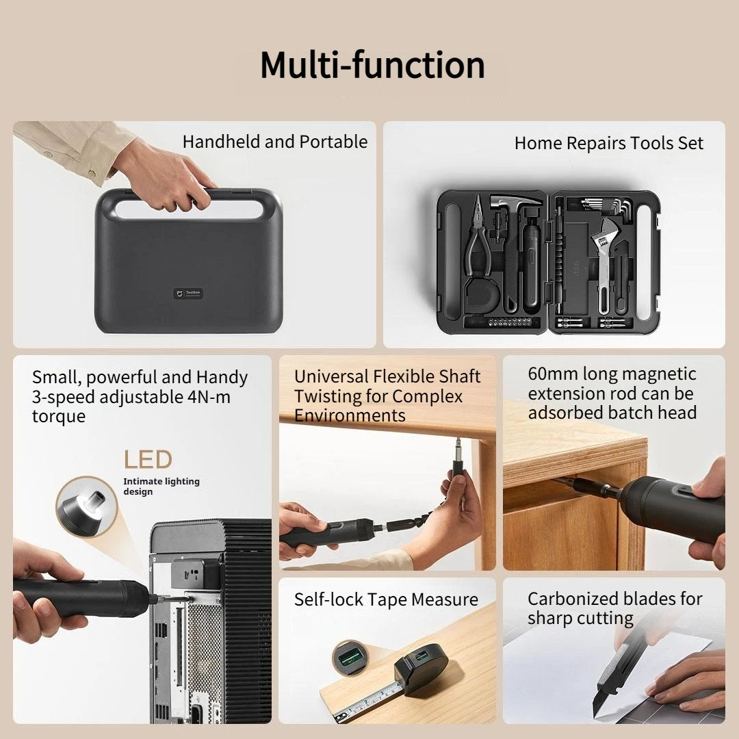 Xiaomi Mijia 24-in-1 Household Power Tool Combo Kit