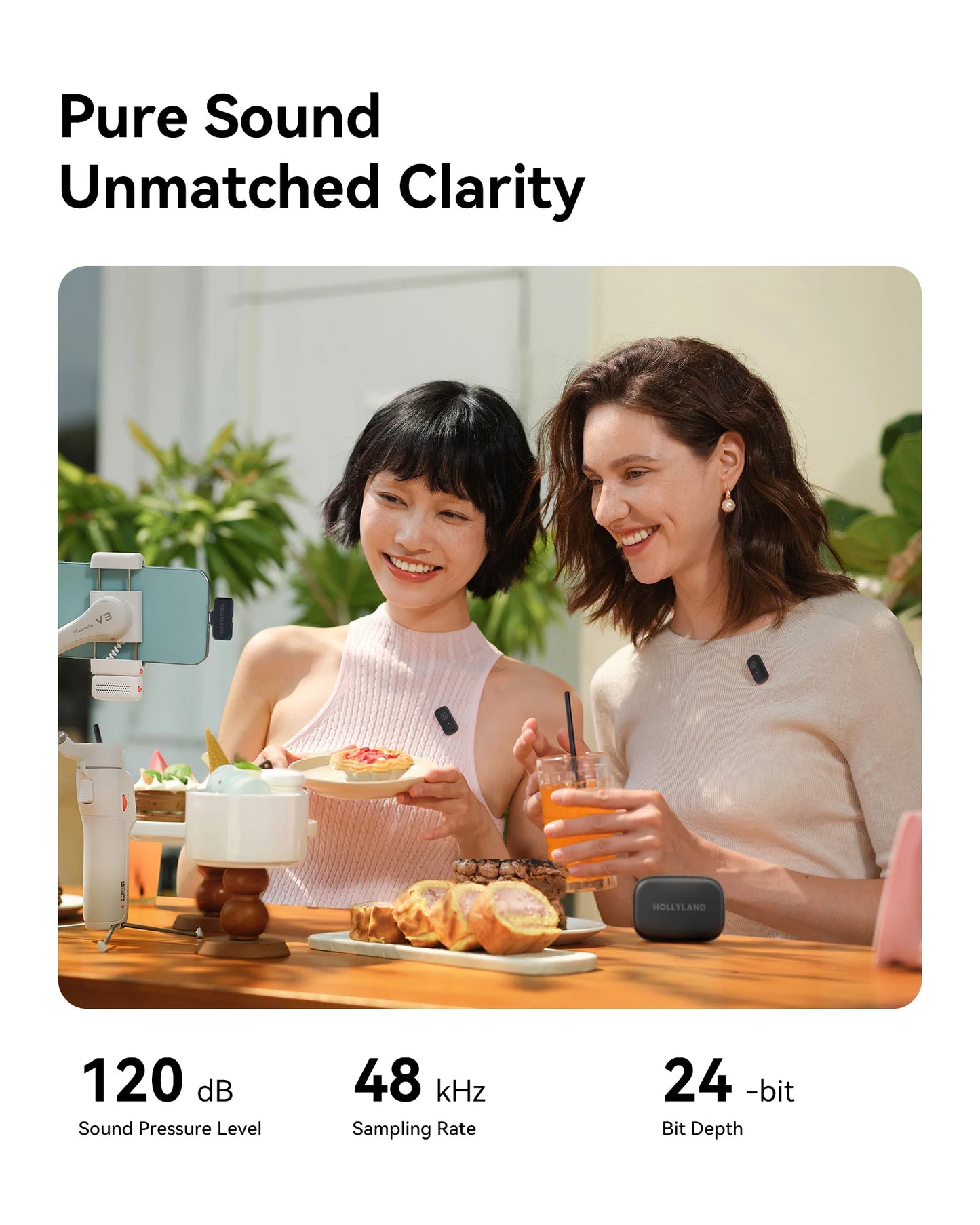 HOLLYLAND LARK A1 Wireless Lavalier Microphone