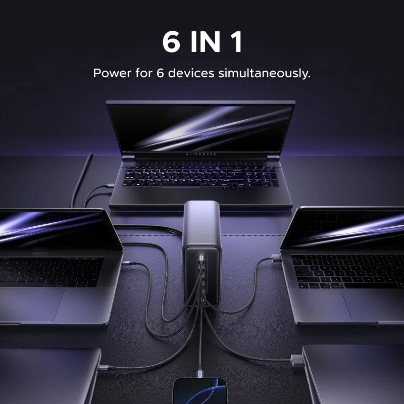 UGREEN Nexode 500W GaN Charger Desktop Charging Station