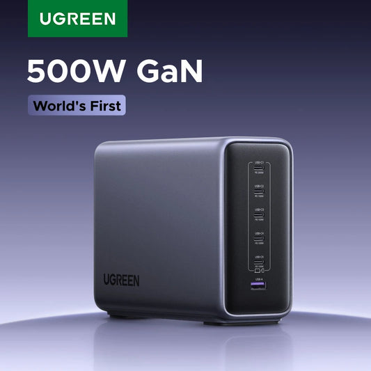 UGREEN Nexode 500W GaN Charger Desktop Charging Station