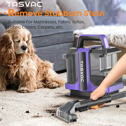 TASVAC C7 Portable Carpet and Upholstery Cleaner: 15000Pa High-Suction Spot Cleaner