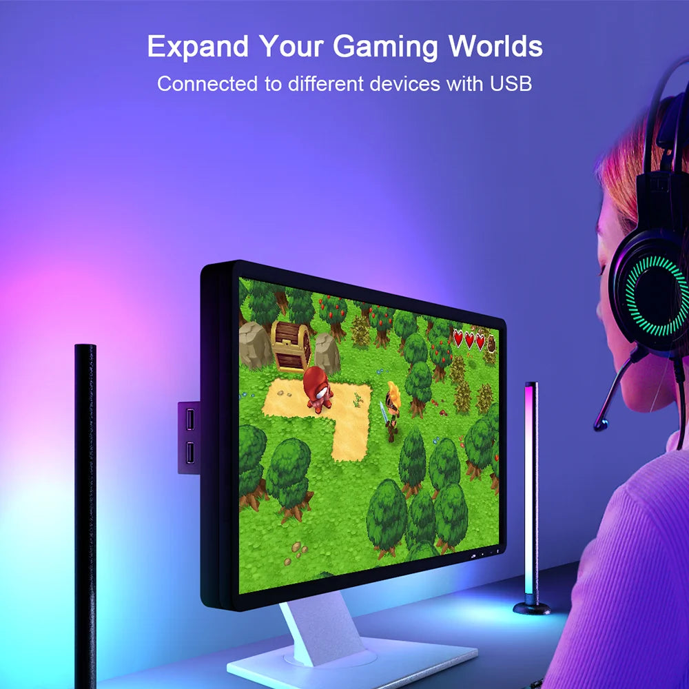 TenKinYo Double-Sided Intelligent RGB Ambient Light