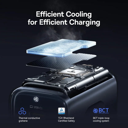 Baseus Picogo 67W GaN Charger: Ultra-Compact 3-Port Fast Charger for iPhone & Laptop