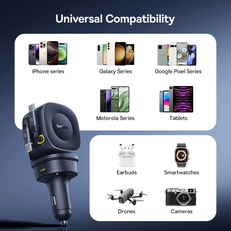 BASEUS 100W PrimeTrip VR2 Max Car Charger