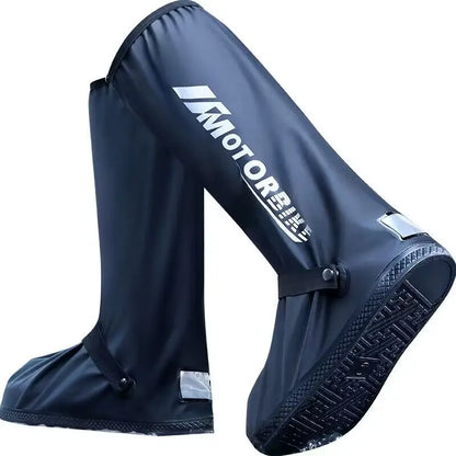 ALPINES FOX High-Tube Waterproof Motorcycle Rain Boot Covers